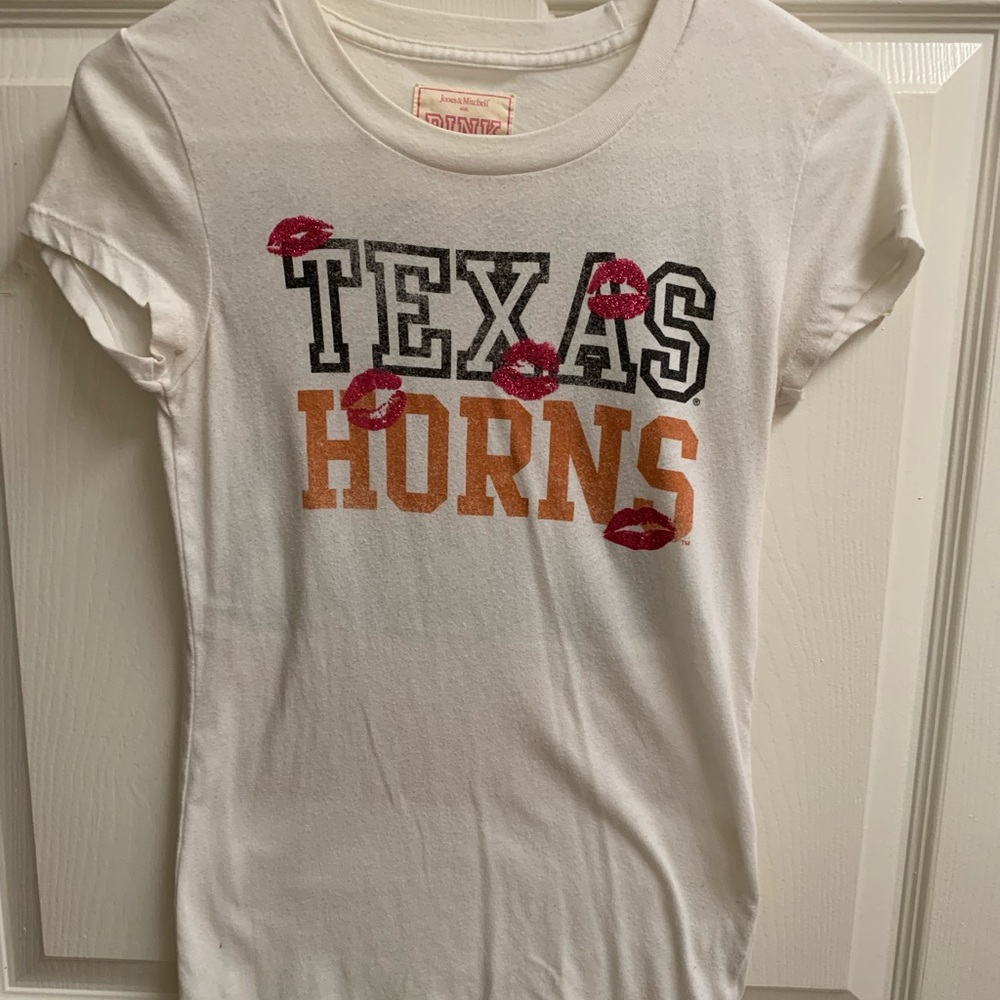 VS Pink Texas Longhorns T-shirt
